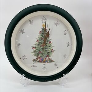 Tozaj Wall Clock 12 Days of Christmas Musical Singing Lighted 13" Tested-Works!